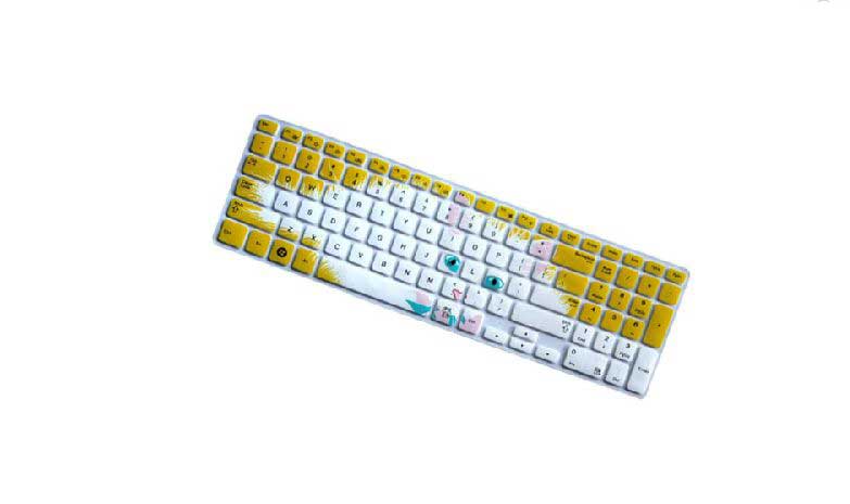 Lettering(Cute Mimi) keyboard skin for ASUS N73Jg