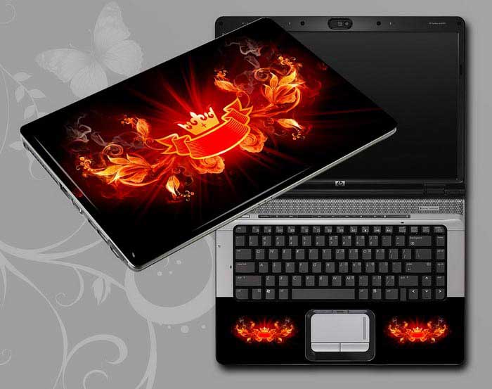 decal Skin for TOSHIBA Qosmio X500-S1801 The Crown of Fire laptop skin