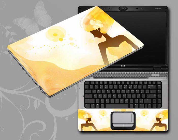 decal Skin for outsource-info.php/Handmade-Jewelry 72?Page=8 Flowers and women floral laptop skin