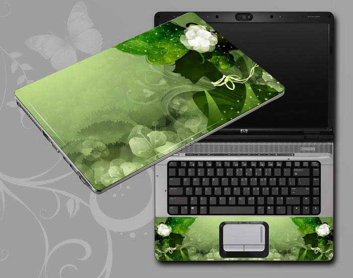 decal Skin for ACER Aspire V3-551-8419 Flowers and women floral laptop skin