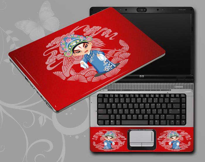 decal Skin for SONY VAIO VPCZ137GX/B Red, Beijing Opera,Peking Opera Make-ups laptop skin