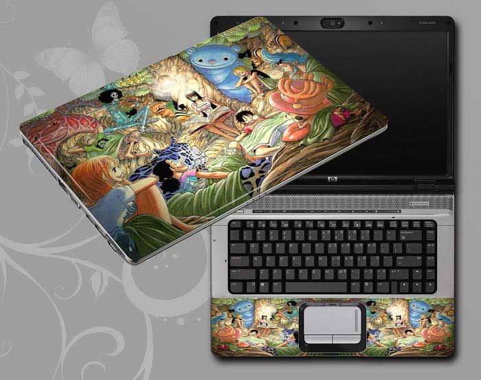 decal Skin for SAMSUNG Chromebook Series 5 Titan Silver 3G Model XE550C22-A01US ONE PIECE laptop skin