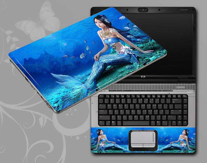 decal Skin for ASUS K72F Beauty, Mermaid, Game laptop skin