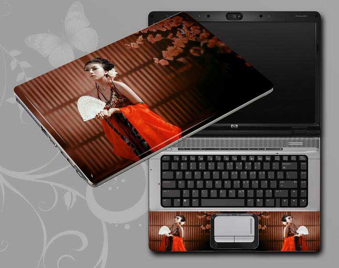decal Skin for SONY VAIO VPCSB28GF Game Beauty Characters laptop skin