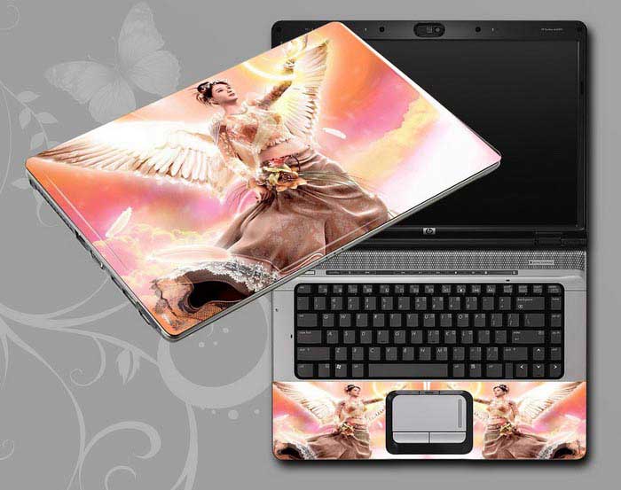 decal Skin for TOSHIBA Qosmio X500-S1801 Game Beauty Characters laptop skin
