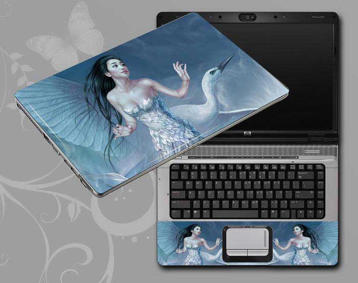 decal Skin for ACER Aspire E5-721-625Z Game Beauty Characters laptop skin