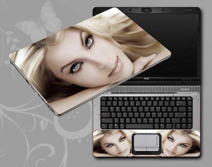 decal Skin for HP Pavilion 17-e074nr Girl,Woman,Female laptop skin