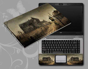 Radiation Laptop decal Skin for ASUS K72F 1514-100-Pattern ID:100