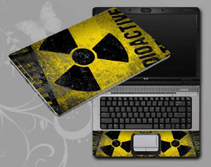 Radiation Laptop decal Skin for ASUS K72Jr 1522-116-Pattern ID:116
