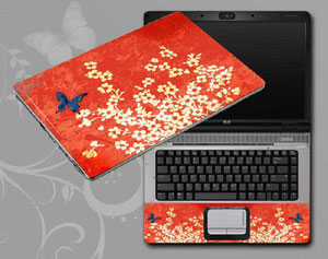 vintage floral flower floral Laptop decal Skin for SONY VAIO VPCSB28GF 4415-24-Pattern ID:24