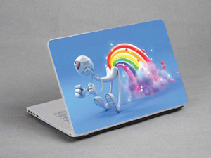Cartoons, Monsters, Rainbows Laptop decal Skin for SAMSUNG Chromebook Series 5 Titan Silver 3G Model XE550C22-A01US 3269-297-Pattern ID:297