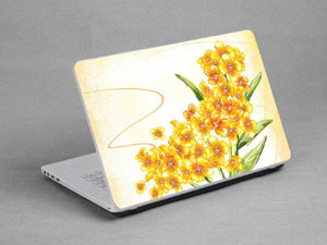 Vintage Flowers floral Laptop decal Skin for TOSHIBA Qosmio X500-S1801 5731-305-Pattern ID:305