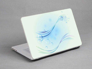 Bubbles, Colored Lines Laptop decal Skin for HP ENVY TouchSmart 14t-k100 Ultrabook 8830-332-Pattern ID:332