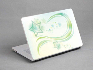Bubbles, Colored Lines Laptop decal Skin for ACER Aspire S7-391-6818 9381-333-Pattern ID:333