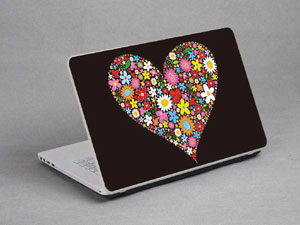 Love, flowers. floral Laptop decal Skin for ASUS G75VW-DH73 7000-335-Pattern ID:335