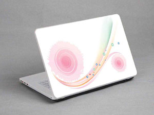 Bubbles, Colored Lines Laptop decal Skin for SONY VAIO VPCEC490X CTO 5270-336-Pattern ID:336