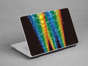 Bubbles, Colored Lines Laptop decal Skin for ACER Aspire S7-391-6818 9381-339-Pattern ID:339