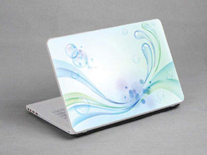 Bubbles, Colored Lines Laptop decal Skin for ACER Aspire S7-391-6818 9381-340-Pattern ID:340