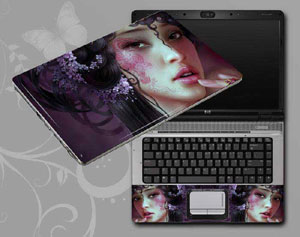 Game Beauty Characters Laptop decal Skin for SAMSUNG Notebook Odyssey 15.6 NP800G5H-XS1US 11418-39-Pattern ID:39