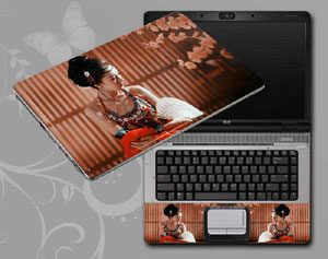 Game Beauty Characters Laptop decal Skin for ASUS K72F 1514-40-Pattern ID:40