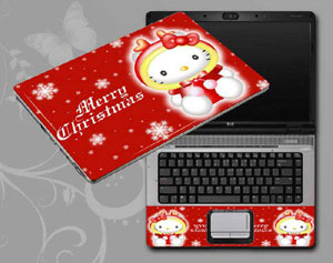 Hello Kitty,hellokitty,cat Christmas Laptop decal Skin for TOSHIBA Satellite L735 5527-49-Pattern ID:49