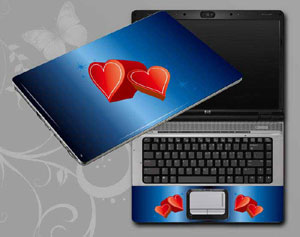 Love, heart of love Laptop decal Skin for SAMSUNG Chromebook Series 5 Titan Silver 3G Model XE550C22-A01US 3269-67-Pattern ID:67