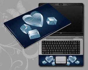 Love, heart of love Laptop decal Skin for TOSHIBA Qosmio X500-S1801 5731-70-Pattern ID:70