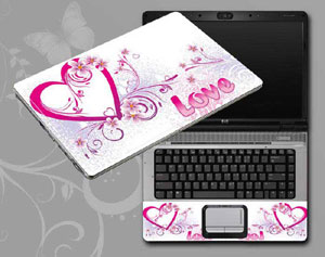 Love, heart of love Laptop decal Skin for SAMSUNG RC512-S01 3506-77-Pattern ID:77