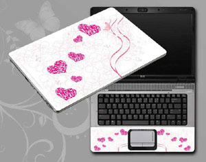 Love, heart of love Laptop decal Skin for SAMSUNG NP-SF511I 3653-80-Pattern ID:80