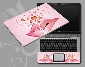 Love, heart of love Laptop decal Skin for GATEWAY ID59C03u 1828-81-Pattern ID:81