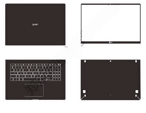 laptop skin Design schemes for LG Gram 17Z990