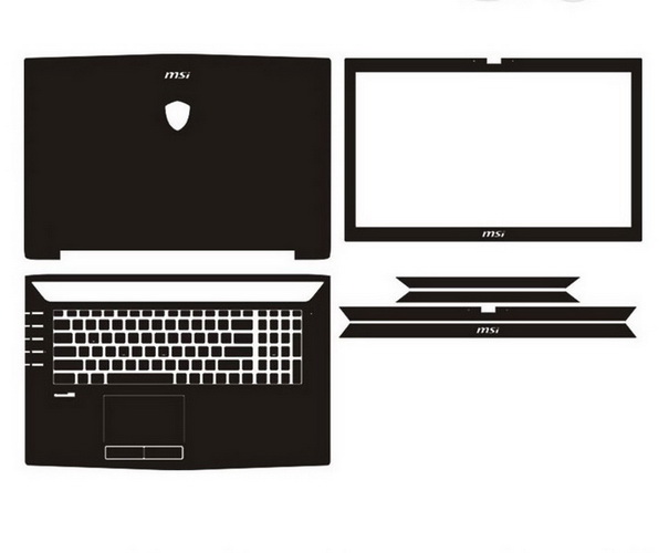 laptop skin Design schemes for MSI GT72VR Dominator Pro-639