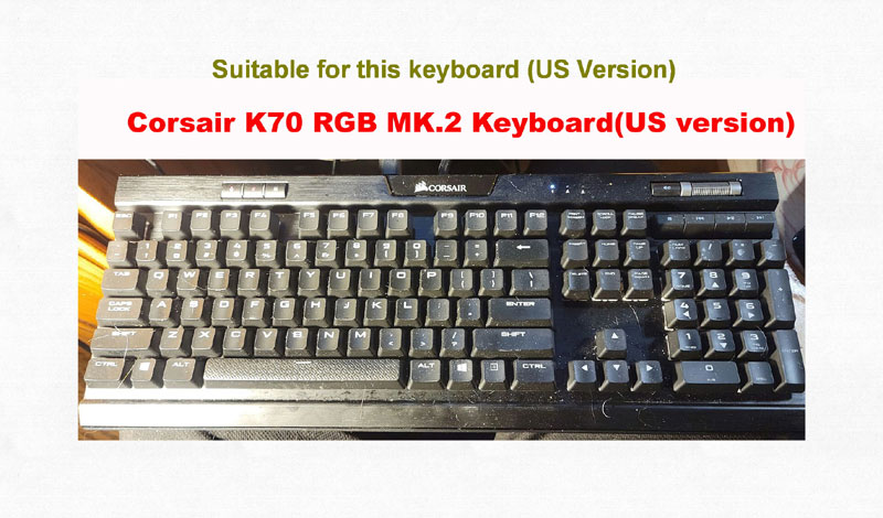 keyboard skin cover protector for CORSAIR K70 RGB MK.2