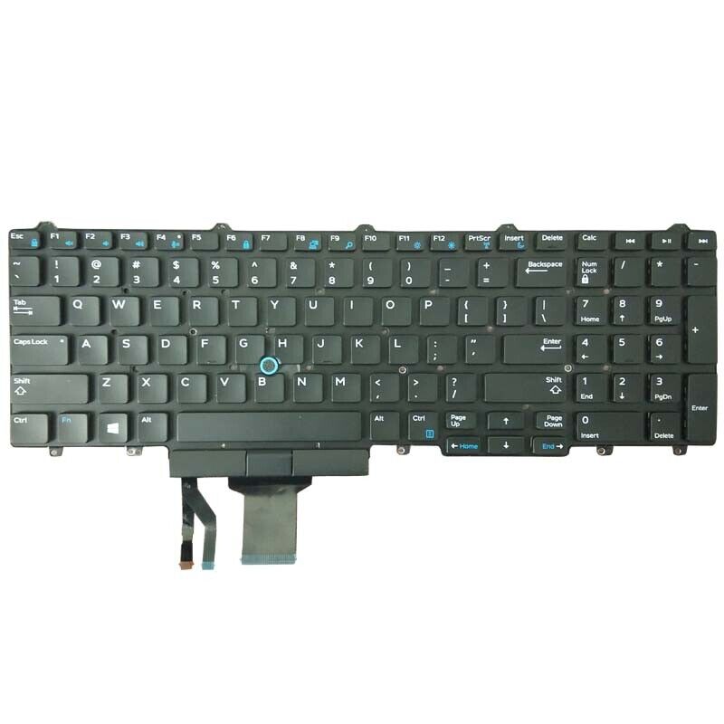 US Keyboard for Dell Latitude E5550 E5570 Precision M3510 M7510 M7720 M7520 