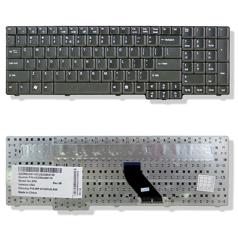 US laptop Keyboard for Acer ASPIRE 7000 7100 7110 9300 9400 9410 9420 9510 9520 