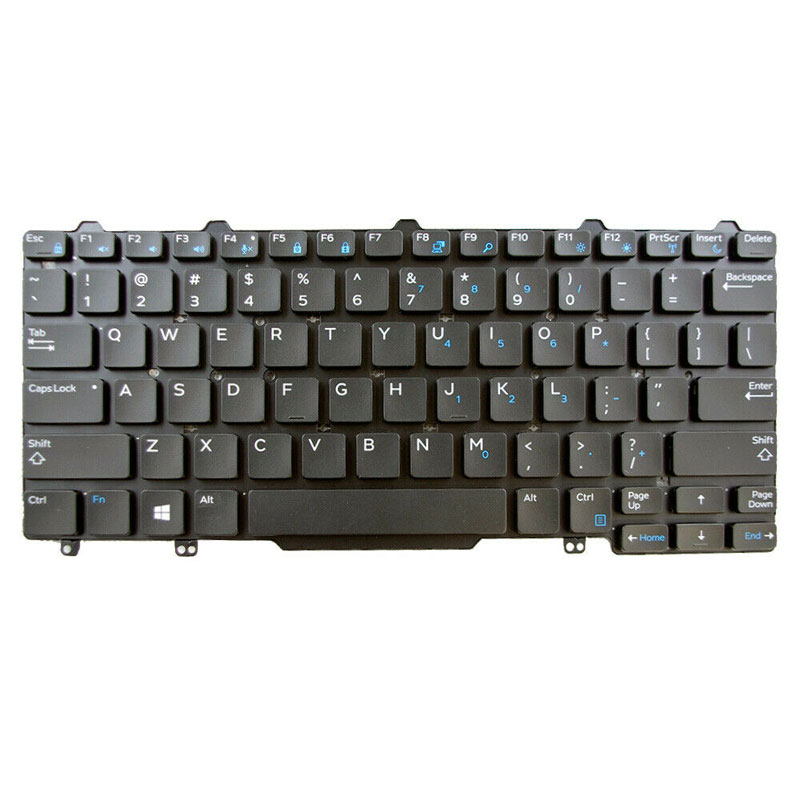 Dell Latitude E7250 E5250 E5270 E7270 US laptop Keyboard VW71F PK1313O1A00 