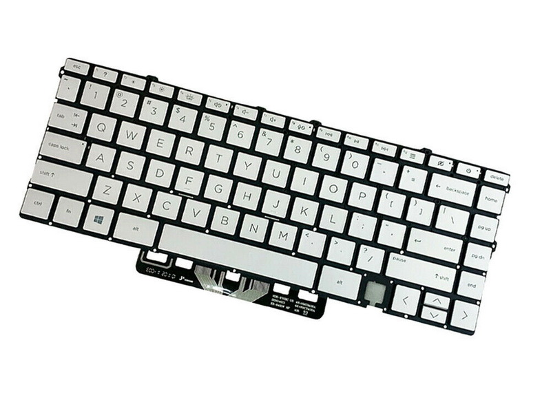 Keyboard Backlit Silver For HP ENVY x360 15m-es0xxx 15m-es0013dx 15m-es0023dx 