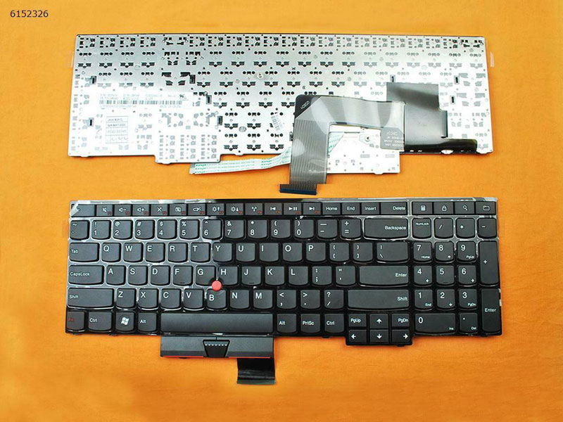 US laptop Keyboard for Lenovo Thinkpad E530 E530C E535 E545(BLACK with Point Stick) 