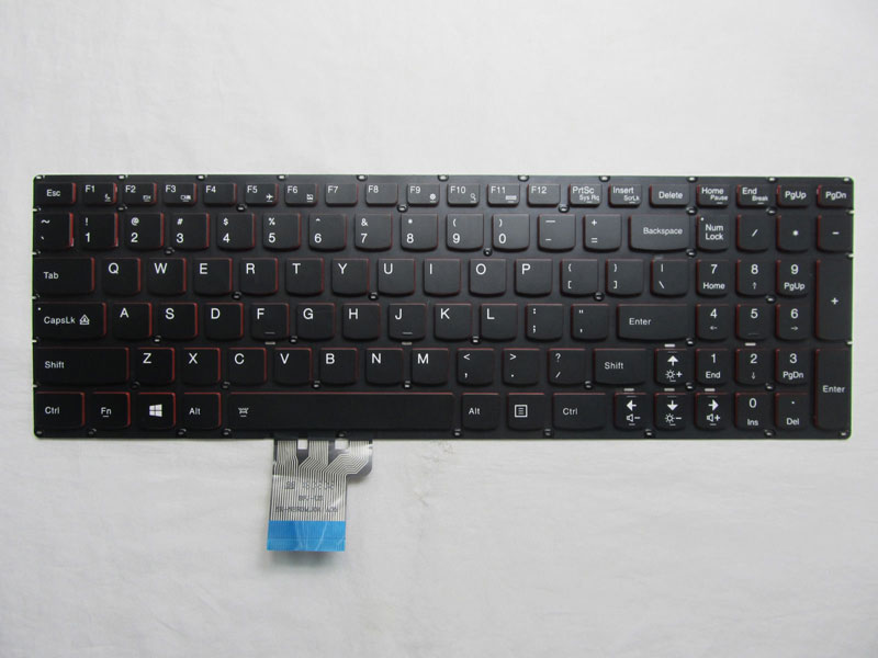 NEW backlit Keyboard For Lenovo Y50-70 Y50 No Frame 