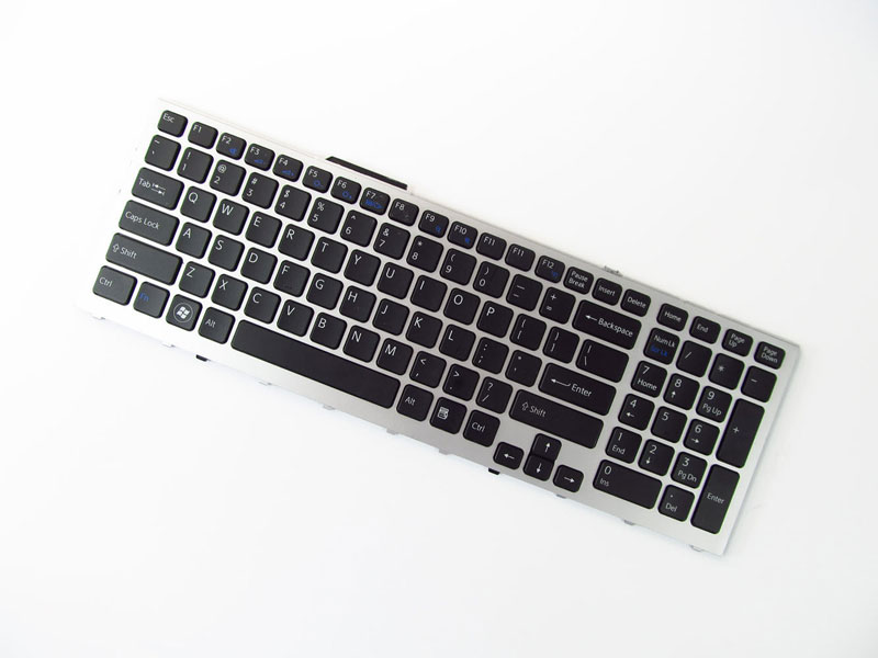 Sony Vaio VPC-F11 F12 F13 US Keyboard with Frame with backlit 