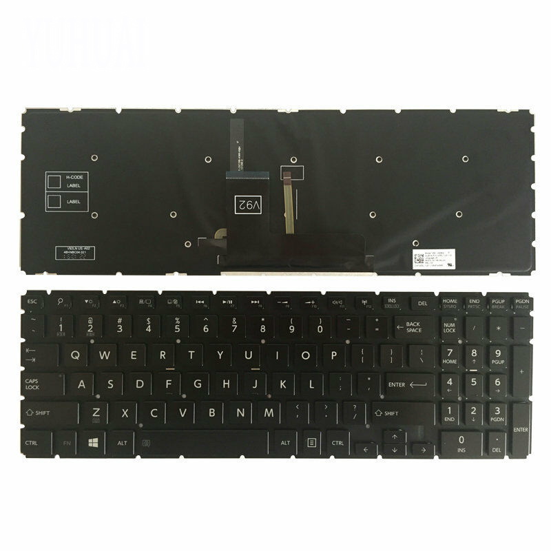 New For Toshiba Satellite P55W-C5200 P55W-C5210 P55W-C5314 Keyboard US Backlit 