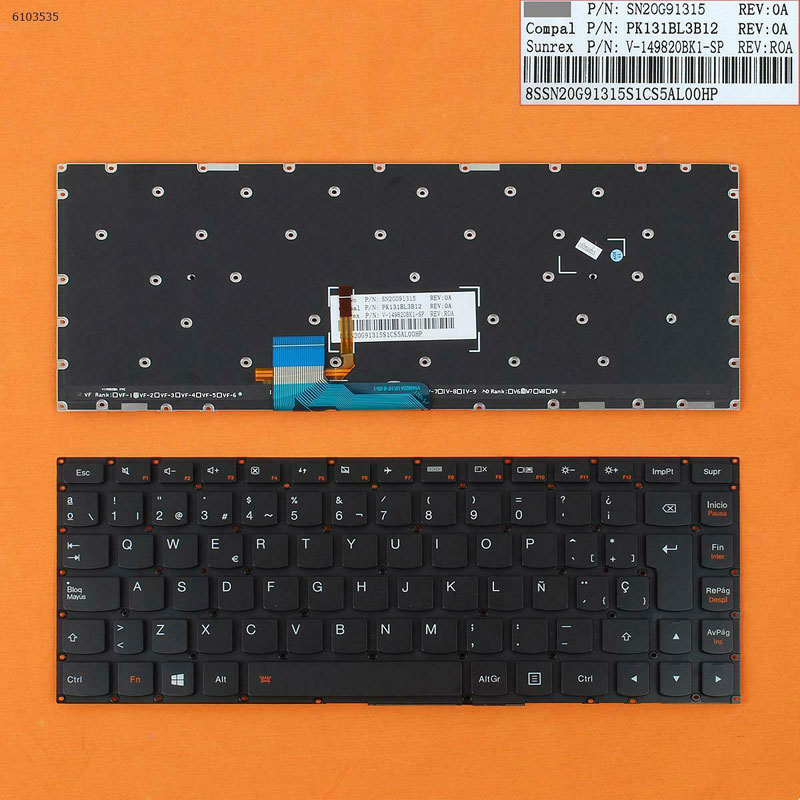 Keyboard for LENOVO Ideapad YOGA 2 13
