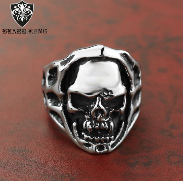 316L Stainless steel Shawl skull ring
