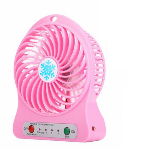 Mini Portable Travel USB Rechargeable 3-Speed Air Cooler Desktop Fan Handheld US
with battery