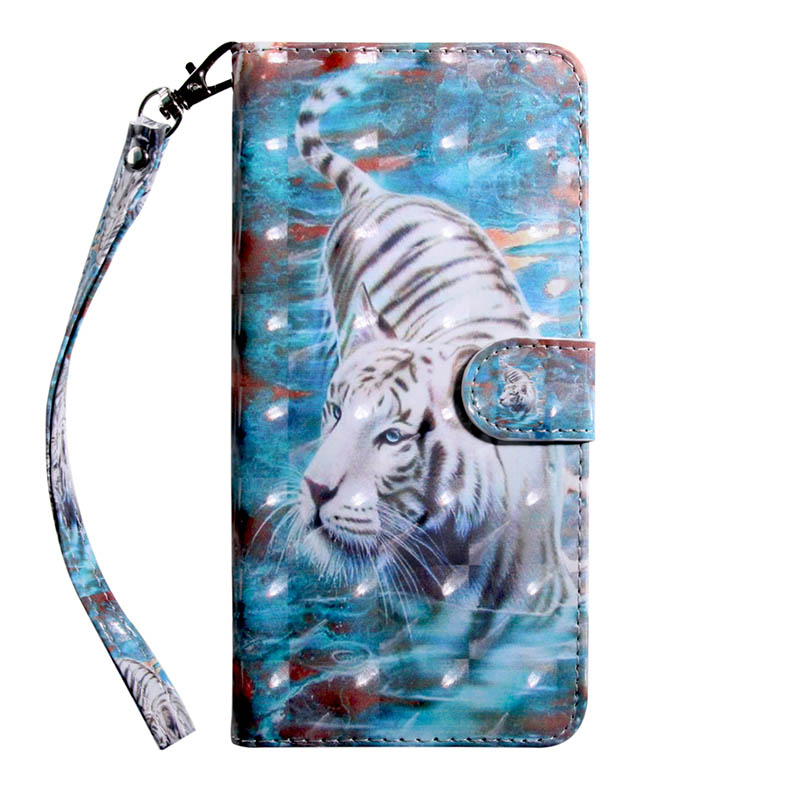 Mobile cell phone case cover for LG X power 2 Shockproof Cartoon PU Leather Wallet Flip Case 