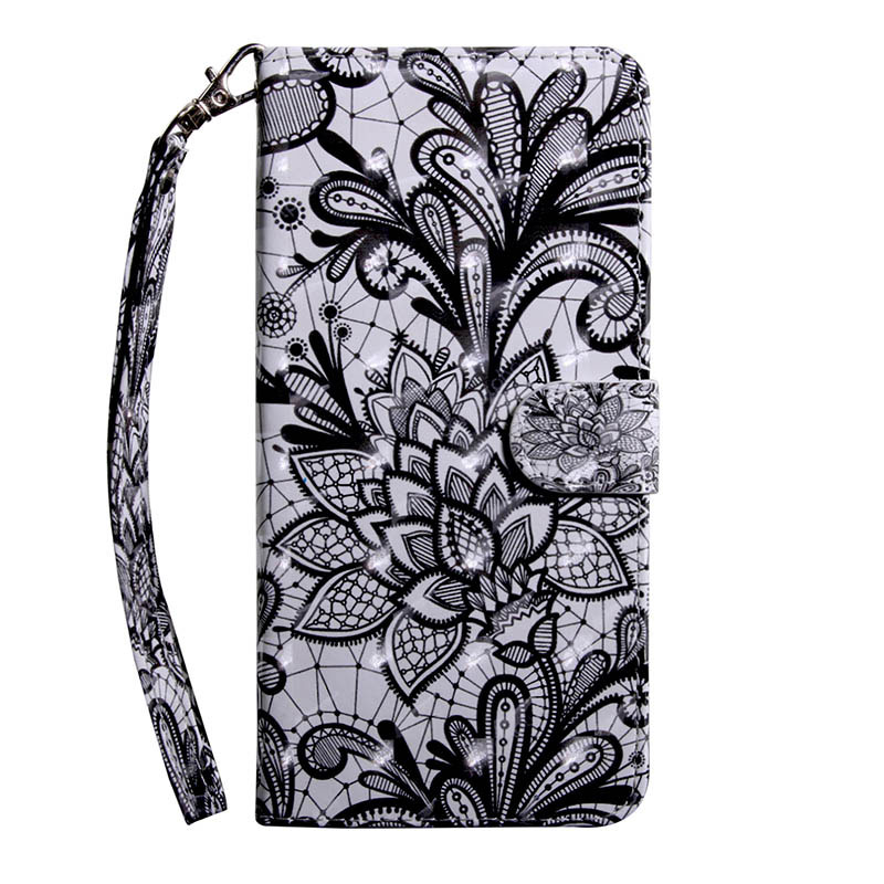 Mobile cell phone case cover for LG Q8 Shockproof Cartoon PU Leather Wallet Flip Case 
