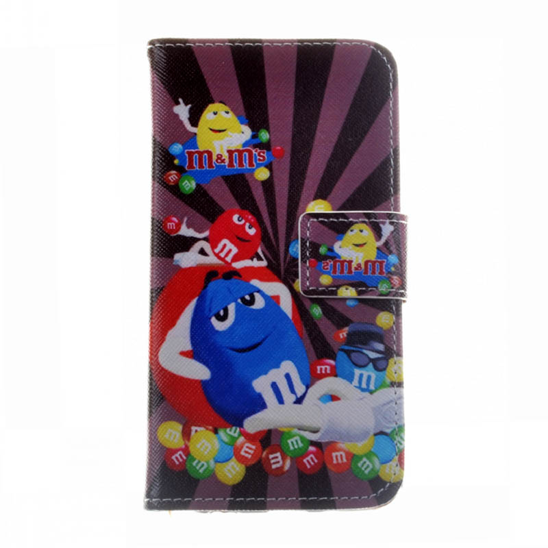 Mobile cell phone case cover for LG Q8 Shockproof Cartoon PU Leather Wallet Flip Case 
