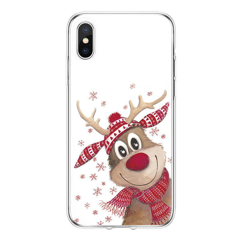 Mobile cell phone case cover for HUAWEI P Smart 2019 Christmas soft TPU 