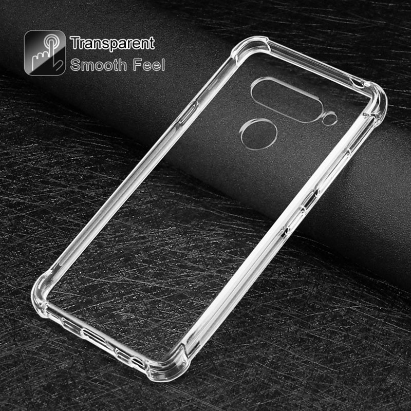 Mobile cell phone case cover for LG V50S Clear Soft Shockproof Cover 
