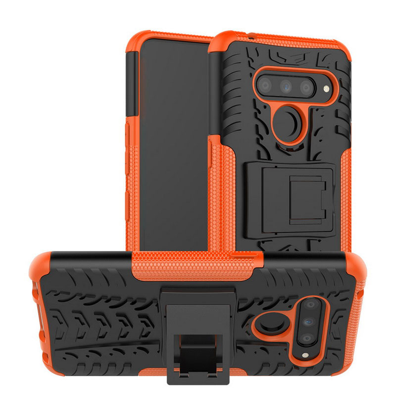Mobile cell phone case cover for LG V40 Shockproof Armor Anti-knock Kickstand Cover Case 